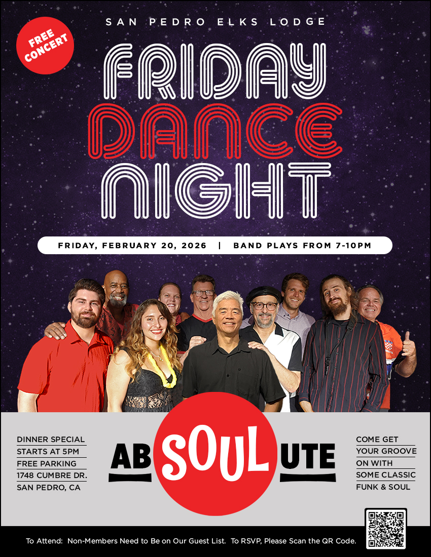 Elks Lodge San Pedro Feb 2026